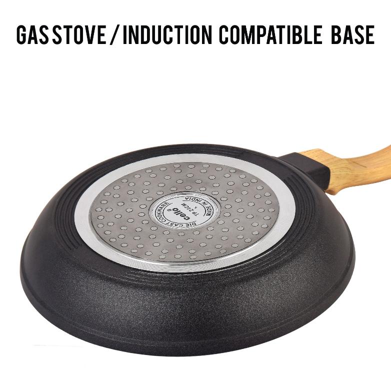 Castello Die Cast Induction Base Taper Fry Pan - Image 7