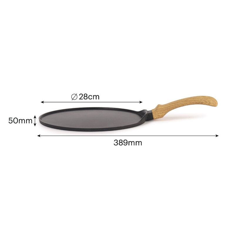 Castello Die Cast Induction Base Flat Tawa - Image 15