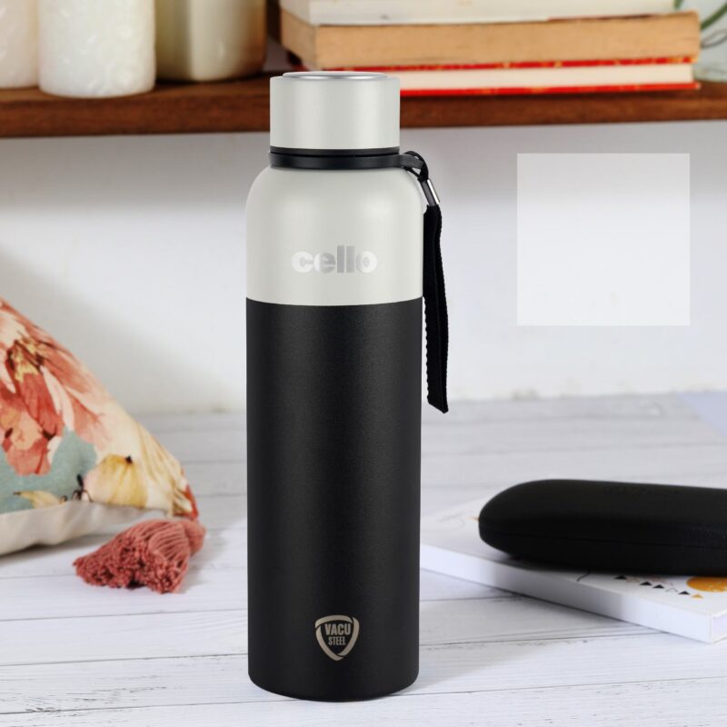 Black|Neo Kent Flask, Vacusteel Water Bottle / 750ml