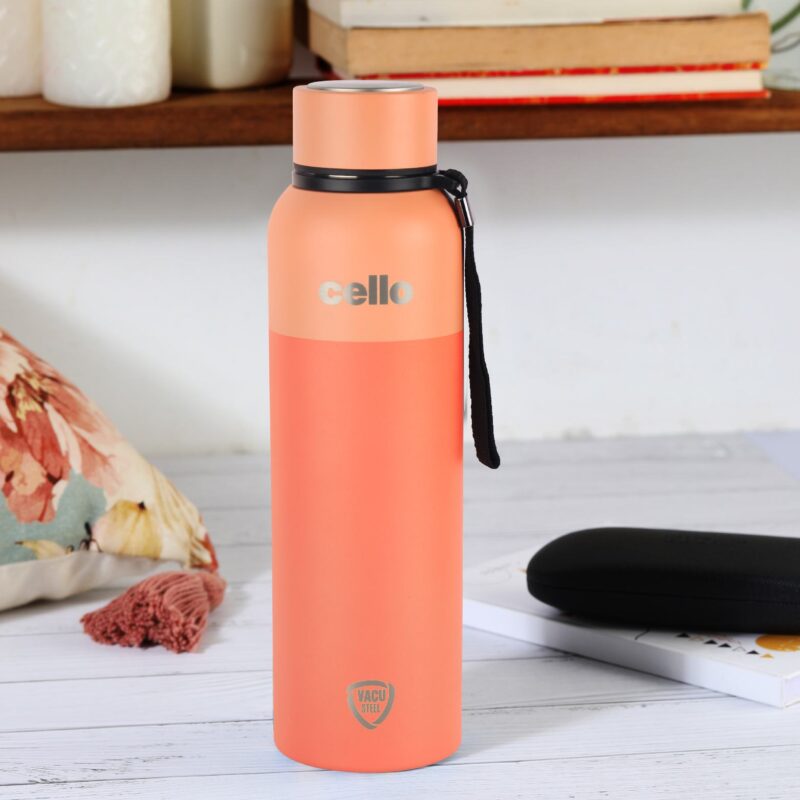 Peach|Neo Kent Flask, Vacusteel Water Bottle / 750ml