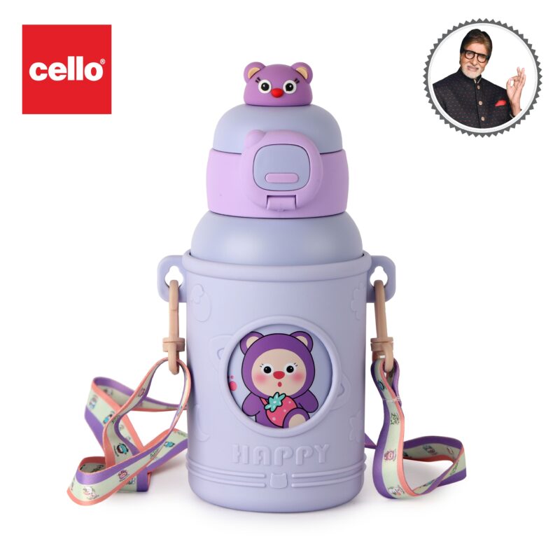 Babybop Hot & Cold Stainless Steel Kids Water Bottle, 500ml - Image 33