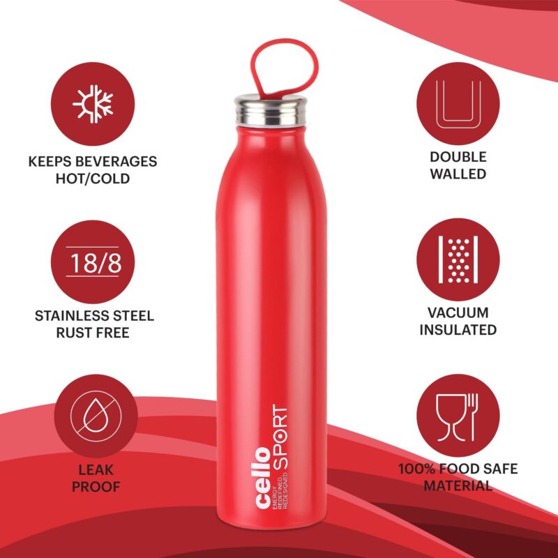 Nios Flask, Vacusteel Water Bottle, 900ml - Image 7