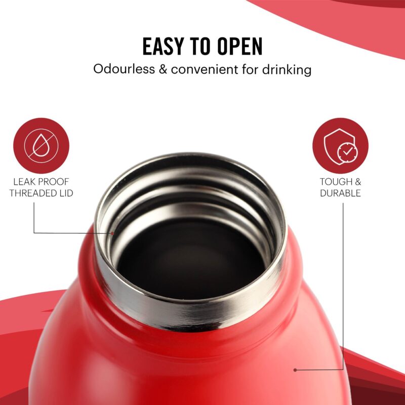 Nios Flask, Vacusteel Water Bottle - Image 4