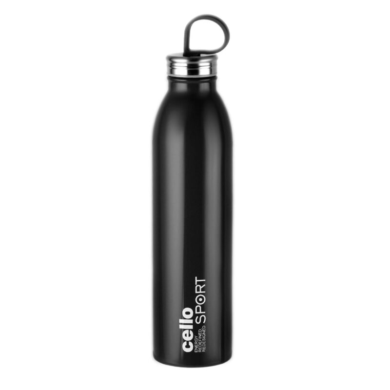 Black|Nios Flask, Vacusteel Water Bottle / 900ml