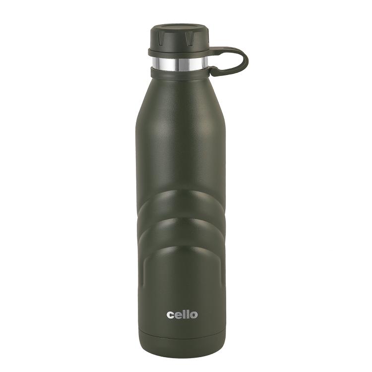Green|Duro Crown Flask, Vacusteel Water Bottle, 1000ml / 1000ml