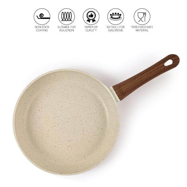Castello Die Cast Induction Base Taper Fry Pan - Image 6