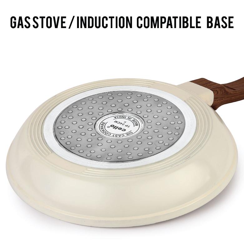 Castello Die Cast Induction Base Taper Fry Pan - Image 12