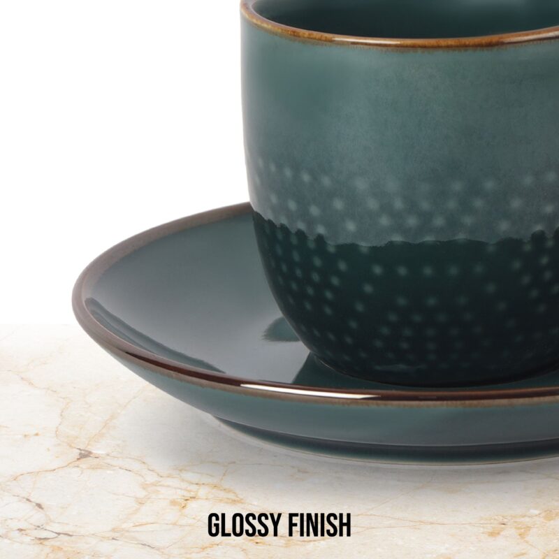 Hampshire 6 Pieces Ceramic Cup & Saucer - Image 25