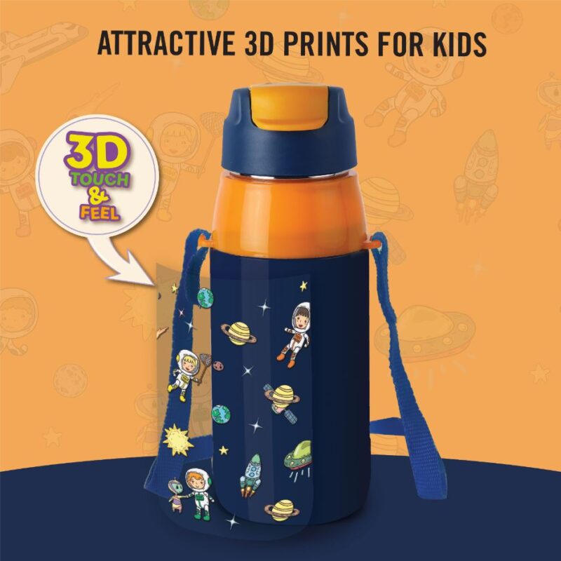 Era 3D Design Insulated Kids Water Bottle, 400ml - Image 42