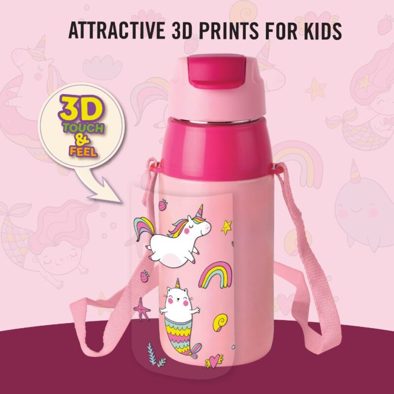 Era 3D Design Insulated Kids Water Bottle, 400ml - Image 41