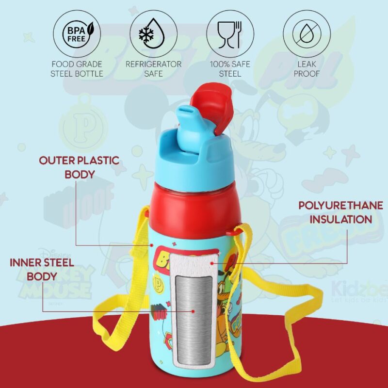 Era 3D Design Insulated Kids Water Bottle, 400ml - Image 52