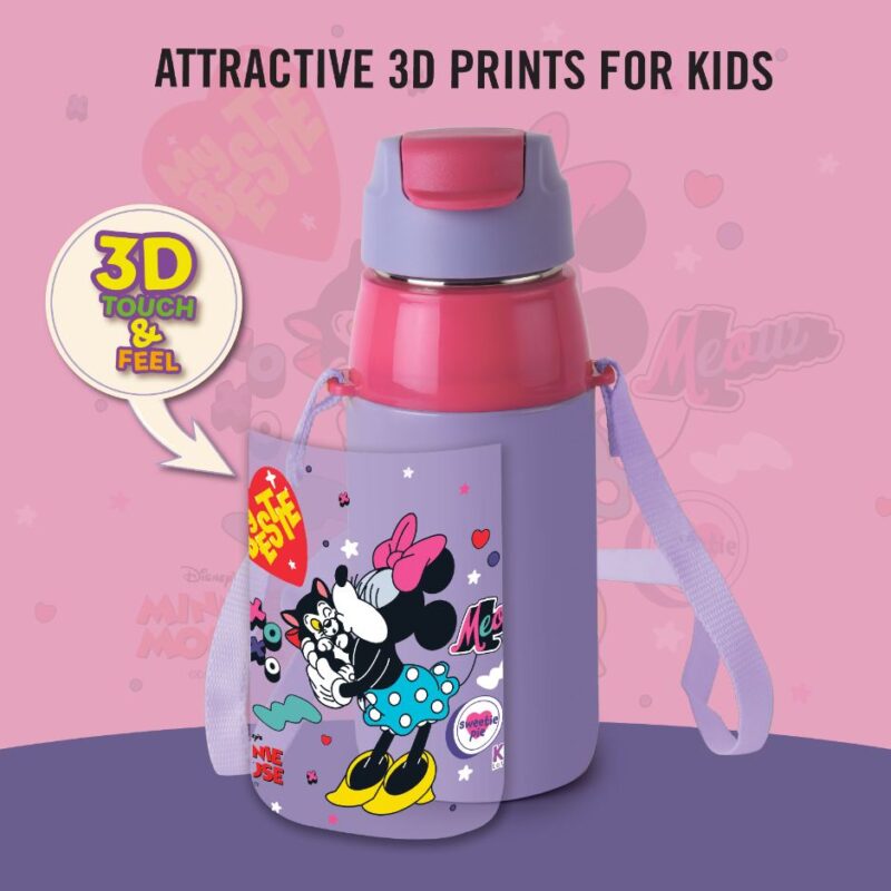 Era 3D Design Insulated Kids Water Bottle, 400ml - Image 37
