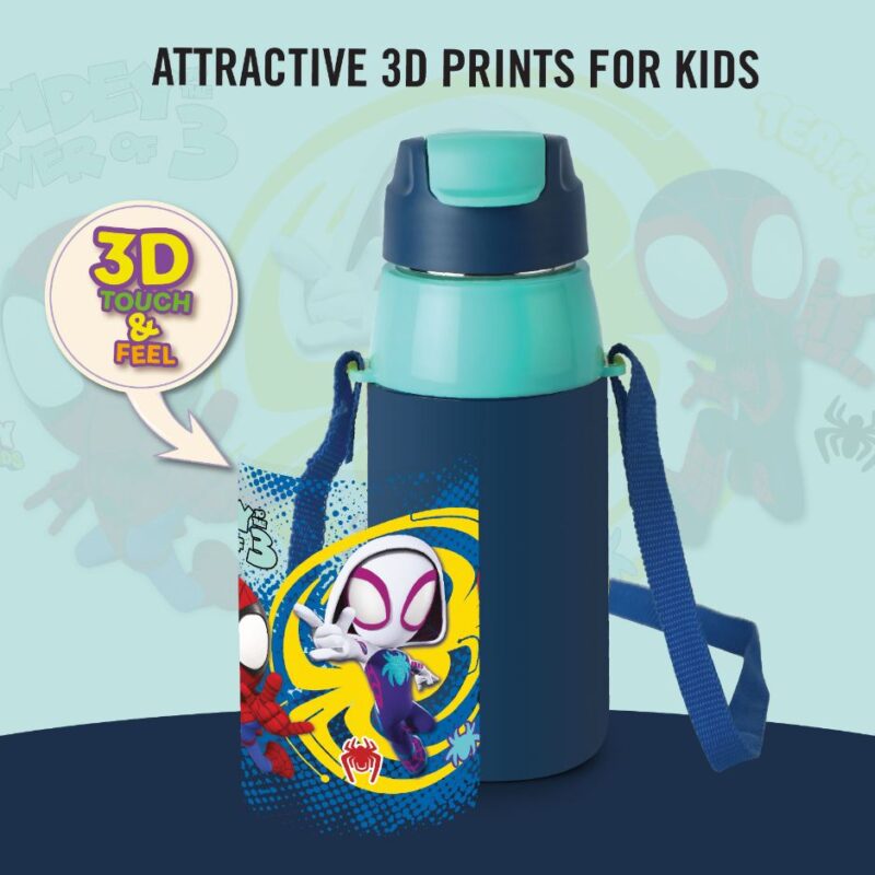 Era 3D Design Insulated Kids Water Bottle, 400ml - Image 6