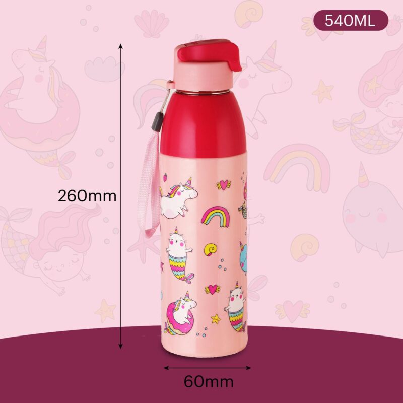 Uranus 3D Design Insulated Kids Water Bottle, 600ml - Image 14