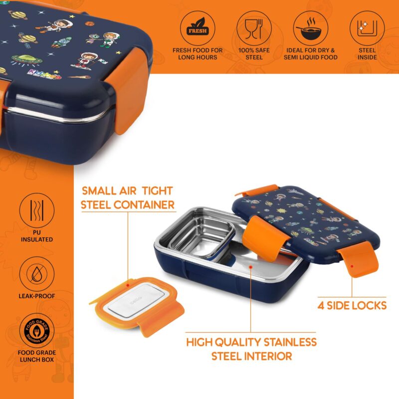 Magnus 3D Design Kids Lunch Box, 700ml - Image 42