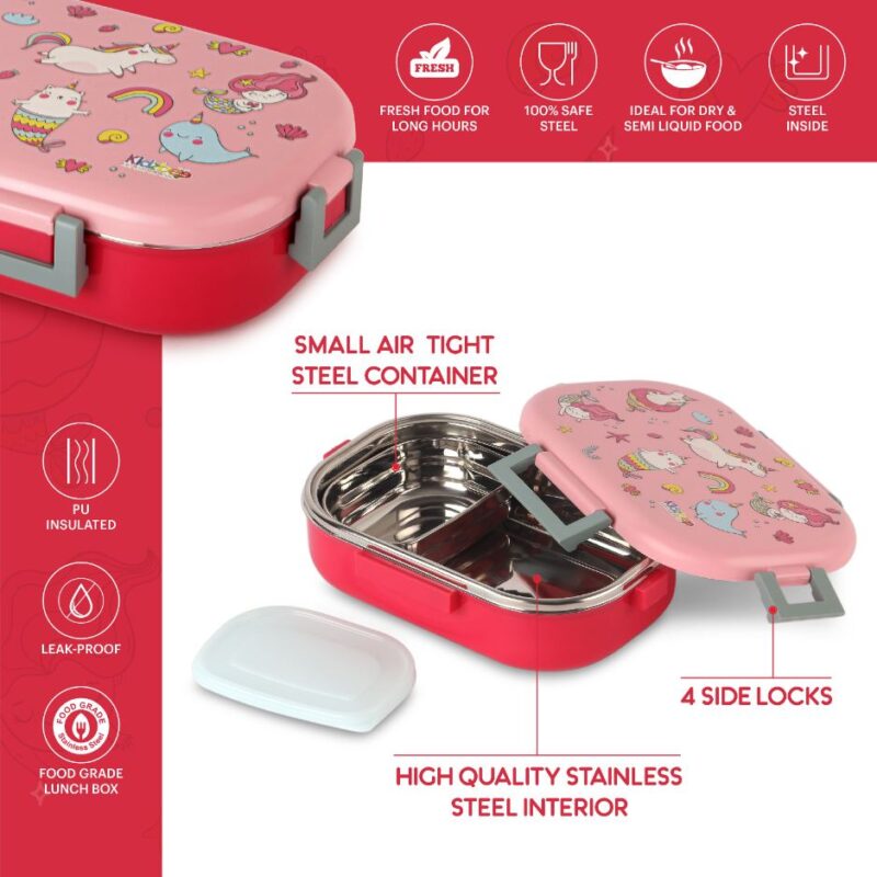 Apollo  3D Design Insulated Kids Lunch Box, 700ml - Image 37
