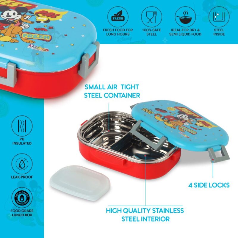 Apollo  3D Design Insulated Kids Lunch Box, 700ml - Image 35
