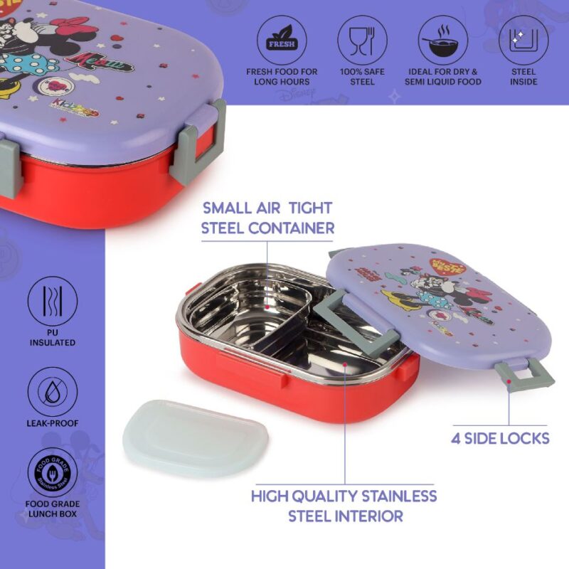 Apollo  3D Design Insulated Kids Lunch Box, 700ml - Image 34