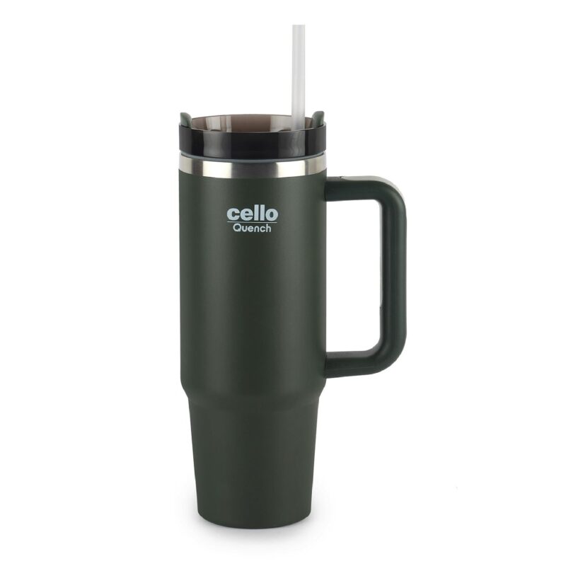 Quench Tumbler Water Bottle with Lid and Straw, 900ml - Image 23