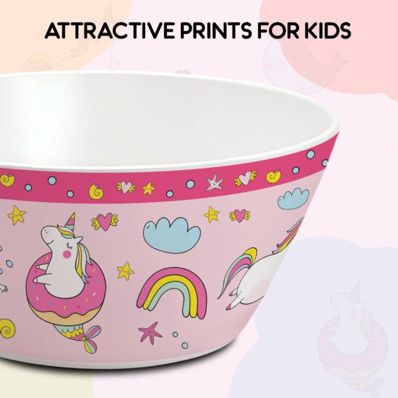 Pink Parade Kids Melamine Meal, Set of 5 - Image 10