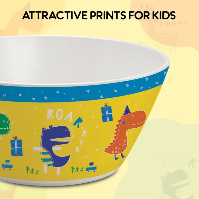 Dino Party Kids Melamine Meal, Set of 5 - Image 10