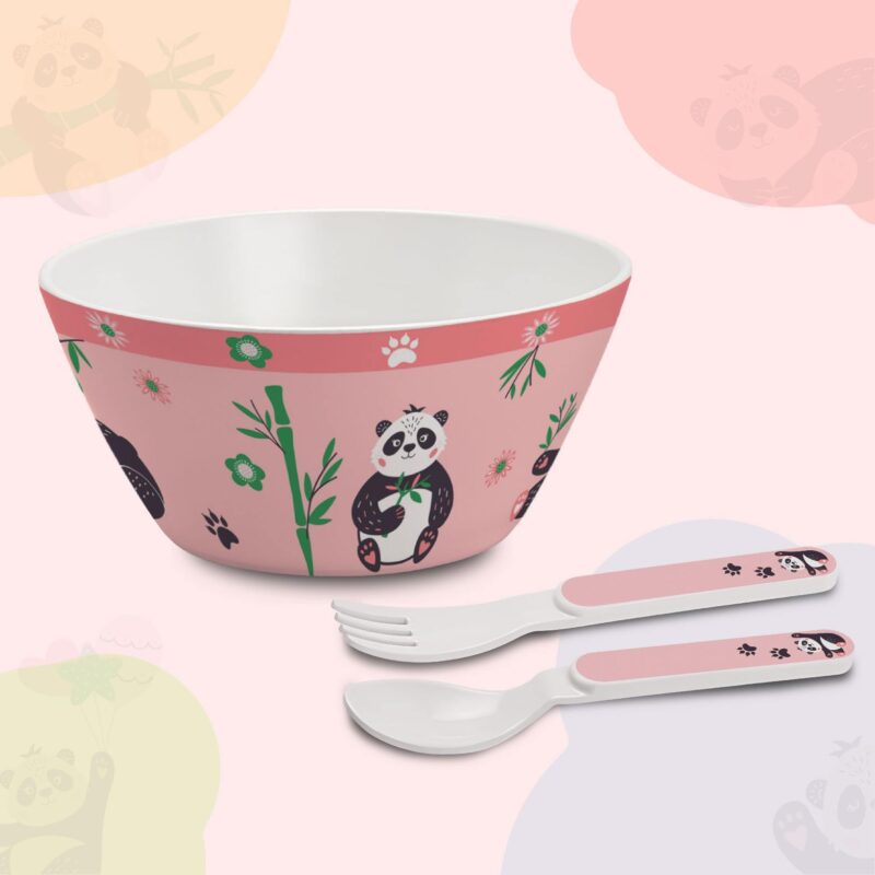 Cone Kids Melamine Bowl, Set of 3 Bamboo Buddies