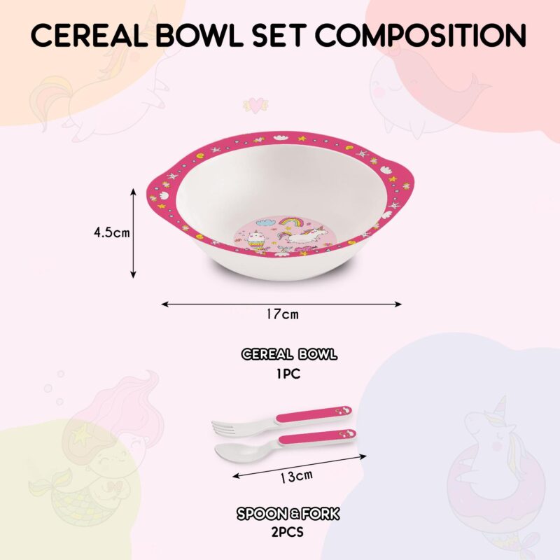 Cereal Kids Melamine Bowl, Set of 3 - Image 15