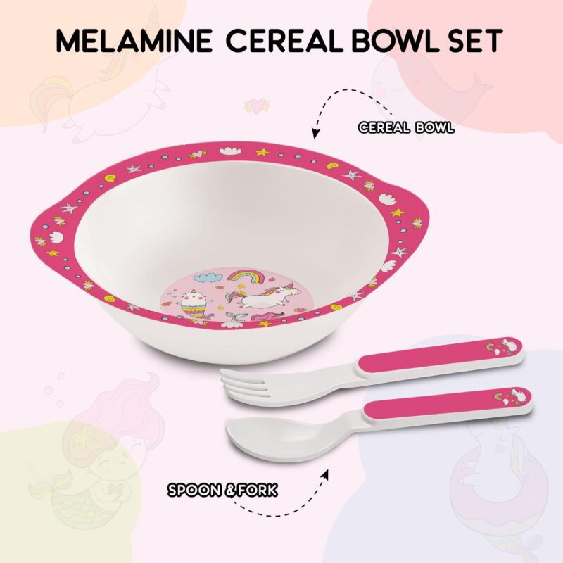 Cereal Kids Melamine Bowl, Set of 3 - Image 9