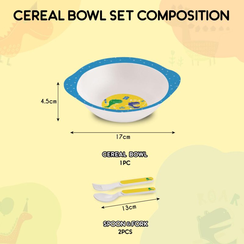 Cereal Kids Melamine Bowl, Set of 3 - Image 8