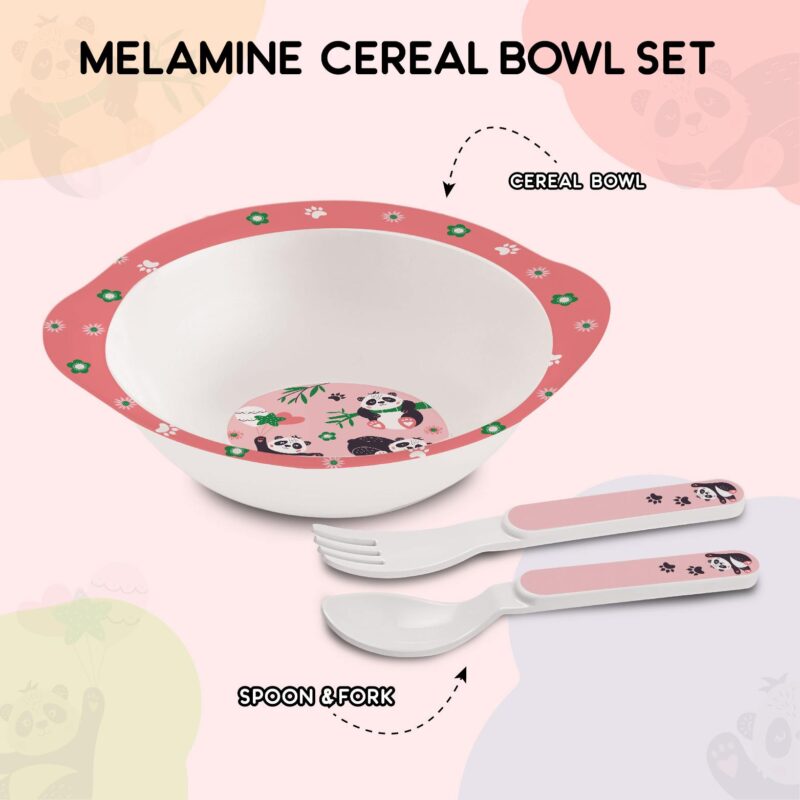 Cereal Kids Melamine Bowl, Set of 3 - Image 4