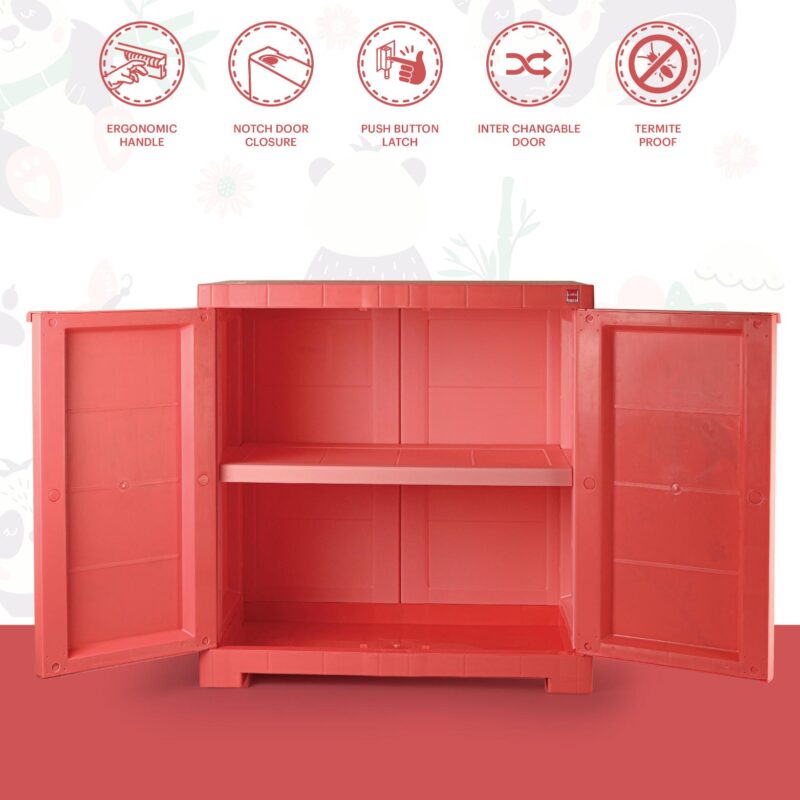 Mini Marvel Bamboo Buddies Kids Cupboard - Image 2