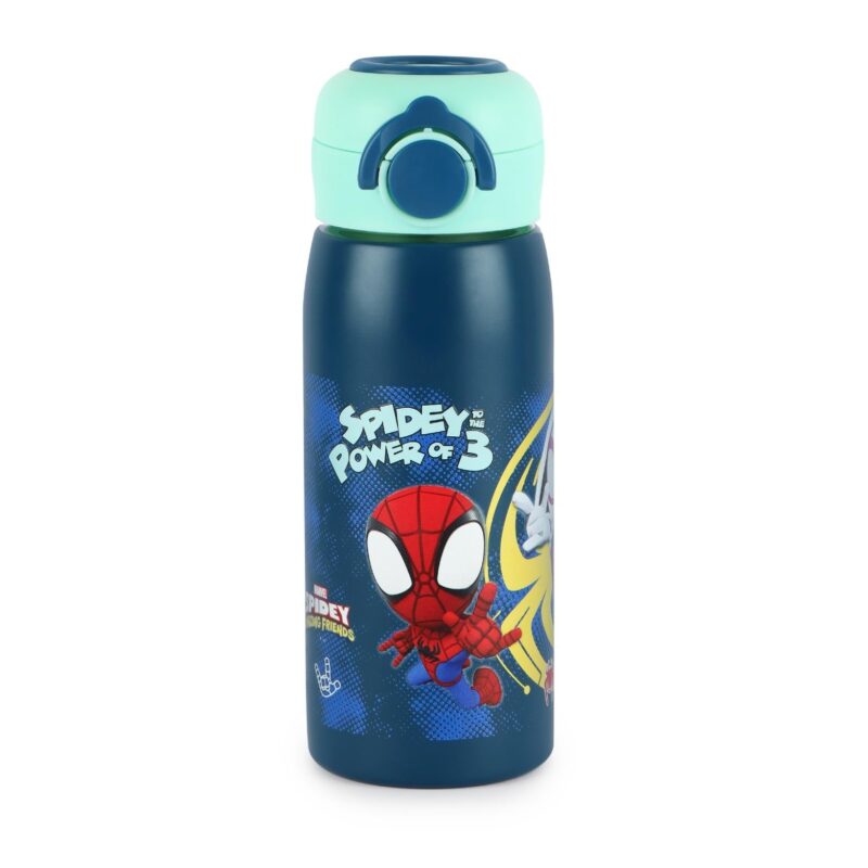 Giggle 3D Touch & Feel Designs One Click Push Thermosteel Flask, 380 ml - Image 37