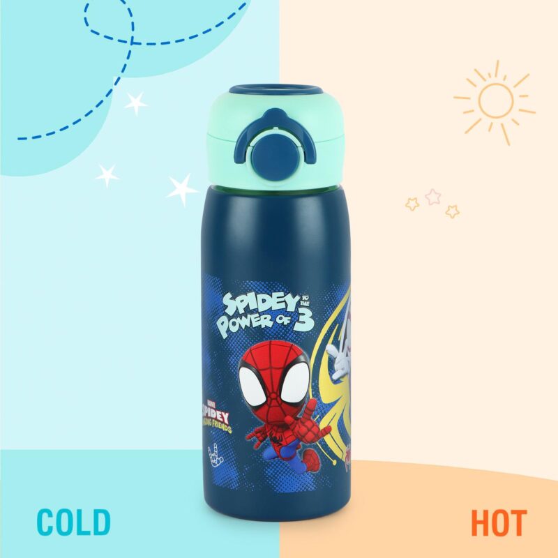 Giggle 3D Touch & Feel Designs One Click Push Thermosteel Flask, 380 ml - Image 17