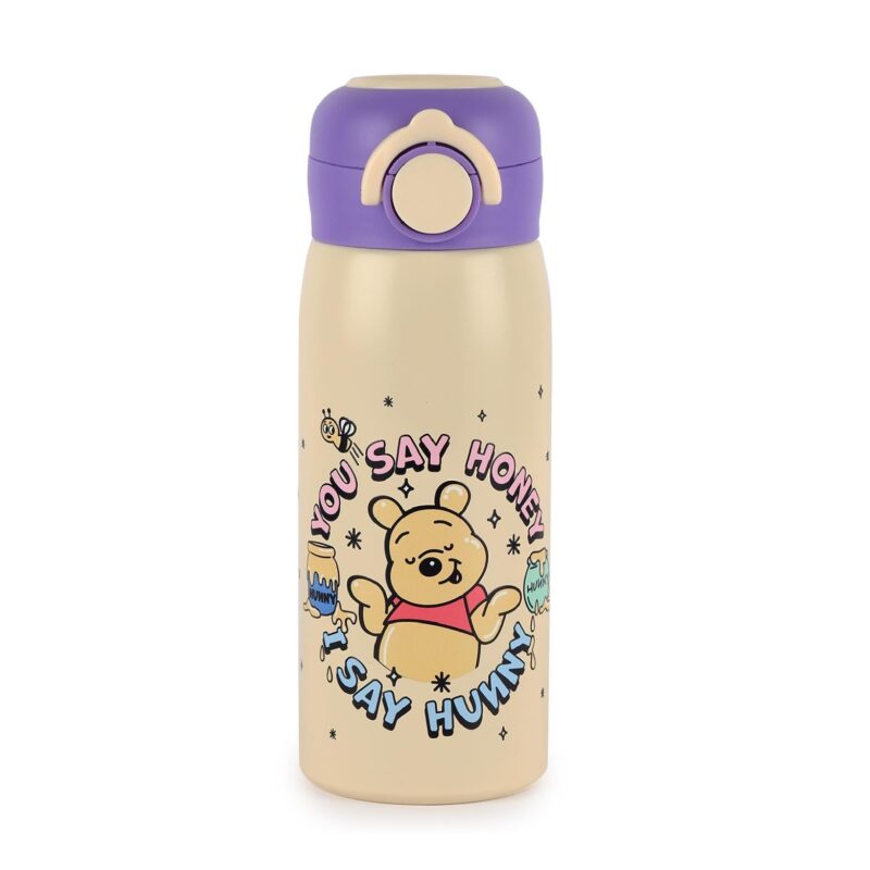 Giggle 3D Touch & Feel Designs One Click Push Thermosteel Flask, 380 ml - Image 36