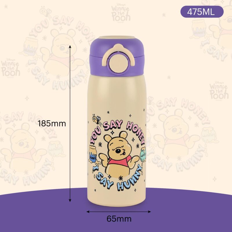 Giggle 3D Touch & Feel Designs One Click Push Thermosteel Flask, 380 ml - Image 12