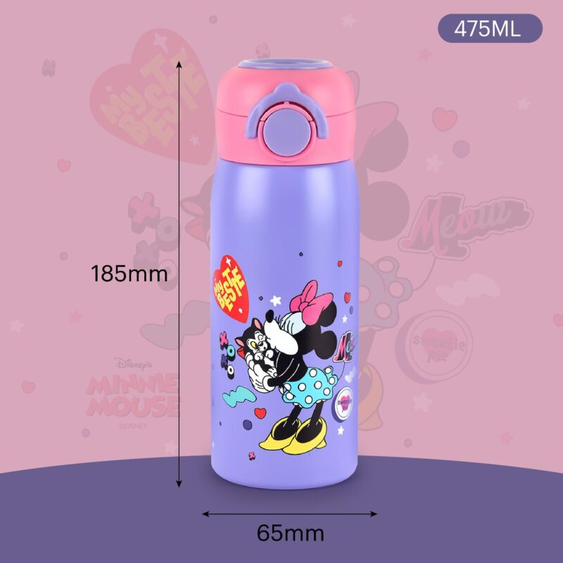 Giggle 3D Touch & Feel Designs One Click Push Thermosteel Flask, 380 ml - Image 10