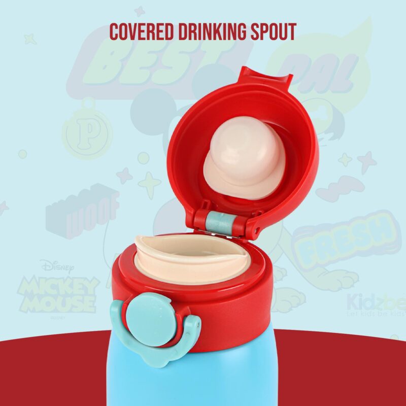 Giggle 3D Touch & Feel Designs One Click Push Thermosteel Flask, 380 ml - Image 5