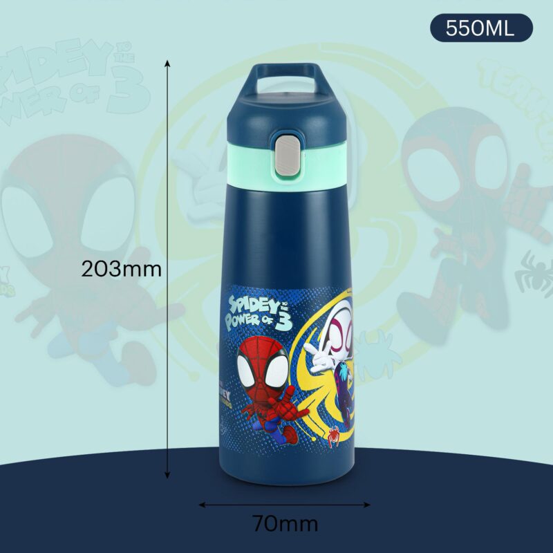 Gulp 3D Touch & Feel Designs Web Warriors, Sipper Thermosteel Flask, 490 ml - Image 13