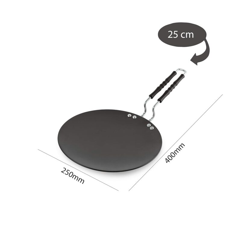 Hard Anodised Concave Roti Tawa - Image 3