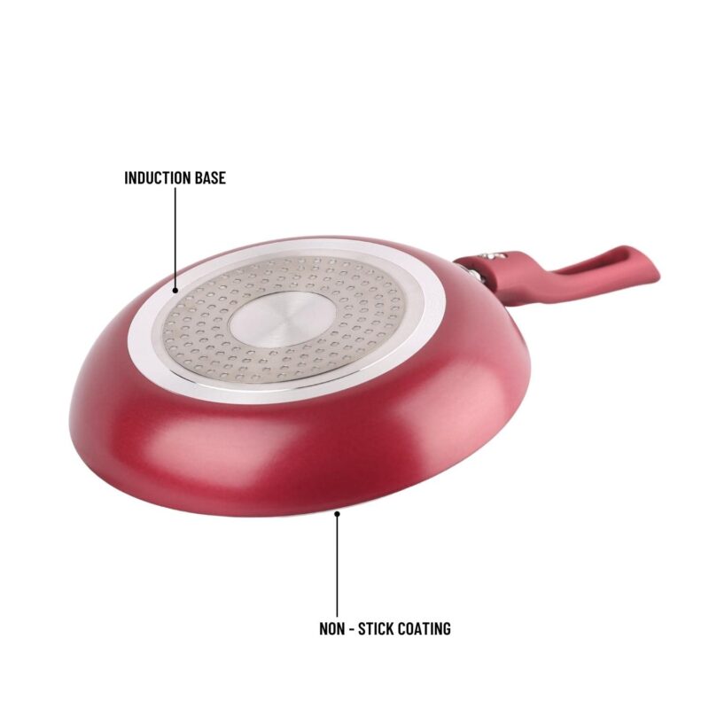 Crown Induction Base Taper Fry Pan - Image 4