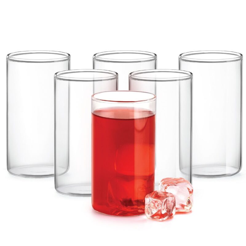 Roma Borosilicate Glass Tumblers, Set of 6 - Image 6