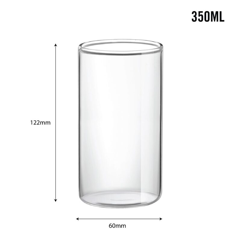 Roma Borosilicate Glass Tumblers, Set of 6 - Image 10