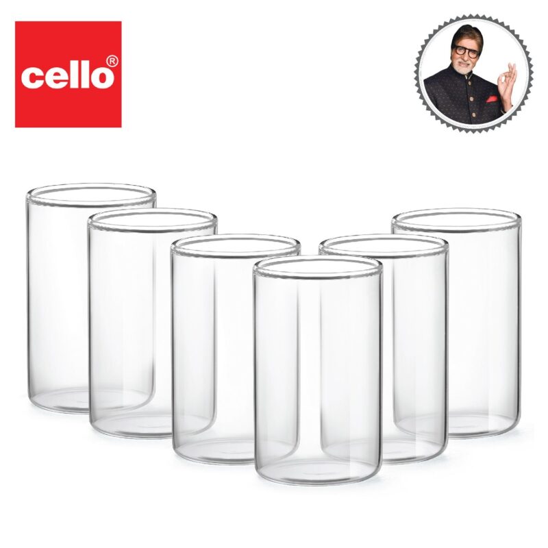 Roma Borosilicate Glass Tumblers, Set of 6 - Image 12