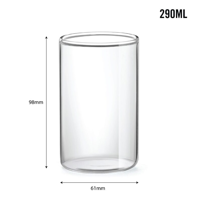 Roma Borosilicate Glass Tumblers, Set of 6 - Image 11