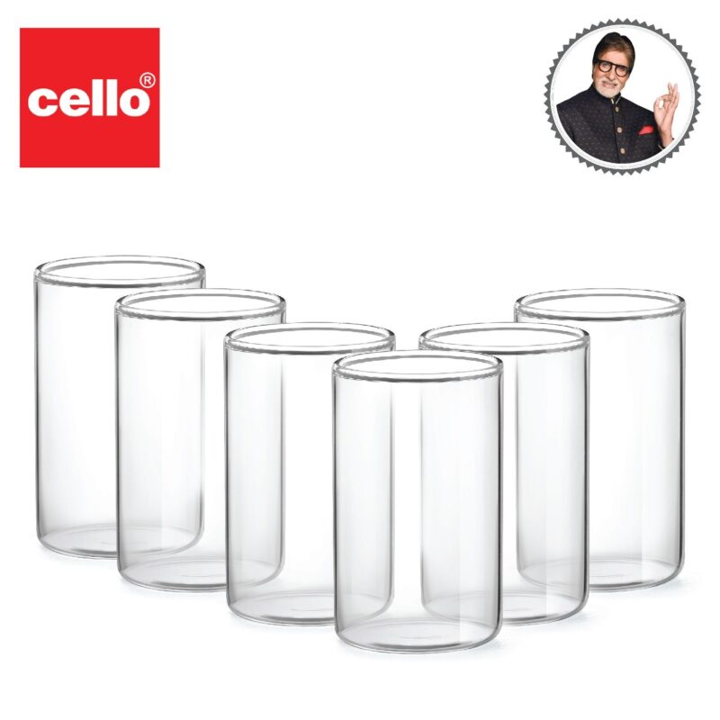 Roma Borosilicate Glass Tumblers, Set of 6 - Image 13