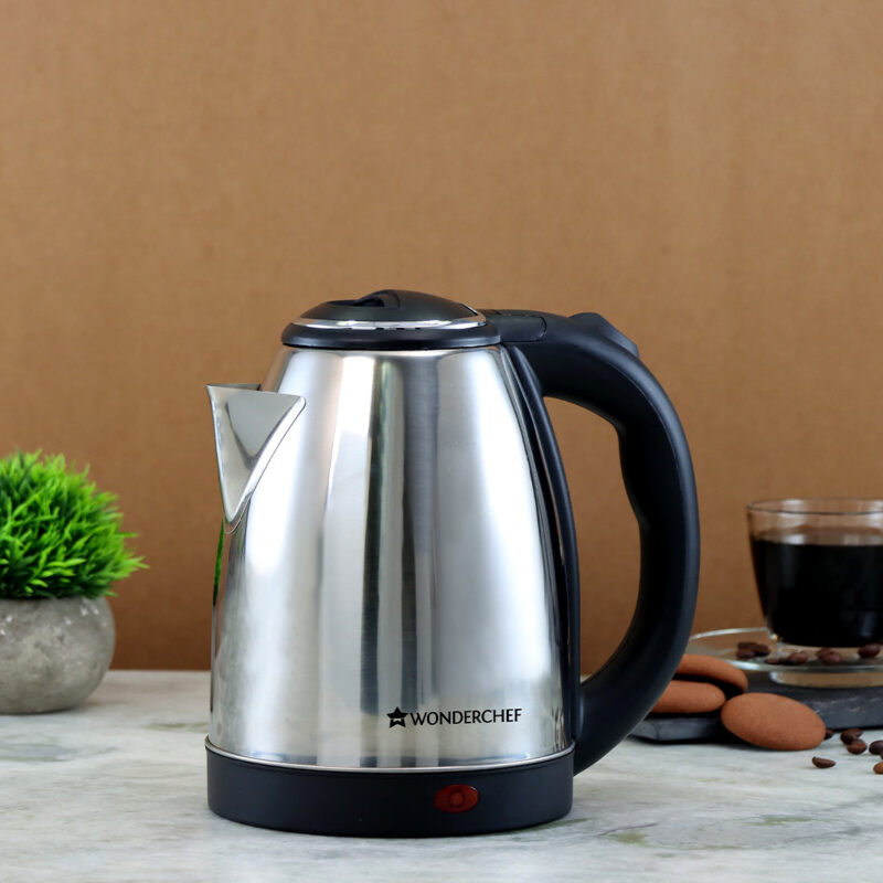 Prato Plus Griller (800W) & Crescent Electric Kettle | Healthy Non-stick Aluminium Grill Plates | Sleek and Compact Design | 1.8 L Kettle Capacity | Boil Water in 5 Mins - Image 3