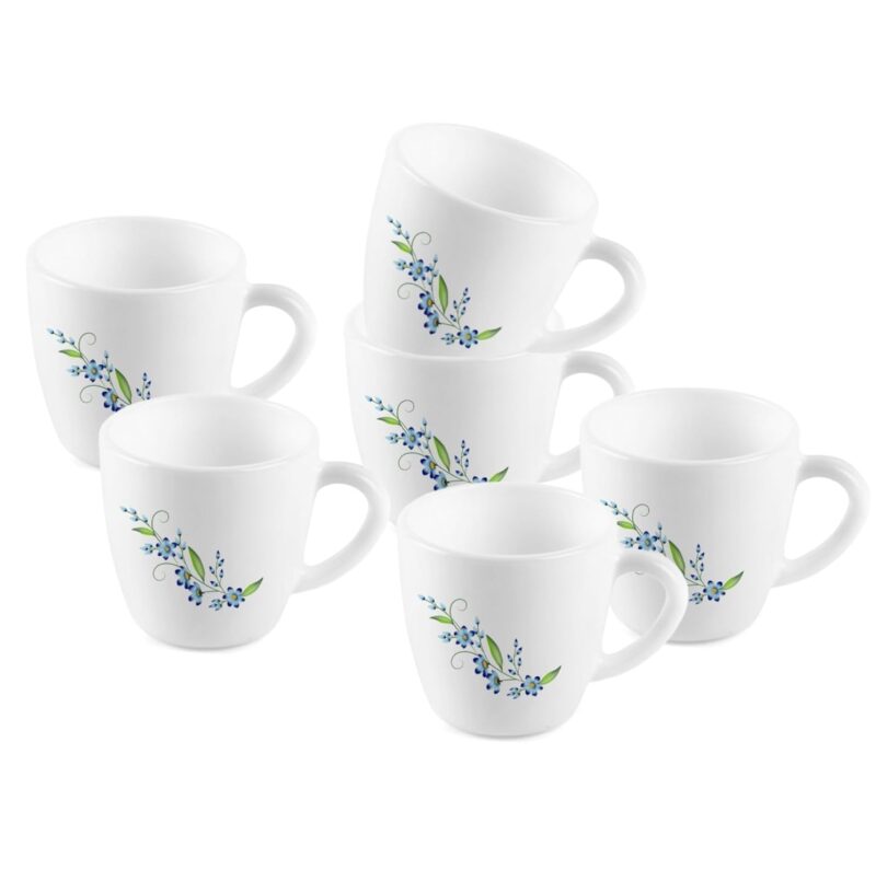 Imperial Blue Creeper Ricca Mugs, 6 Pieces - Image 3