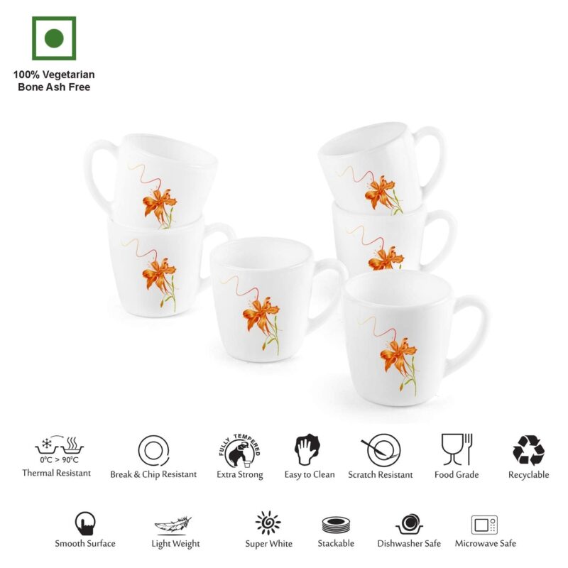 Imperial Crazy Dots Ricca Mugs, 6 Pieces - Image 5