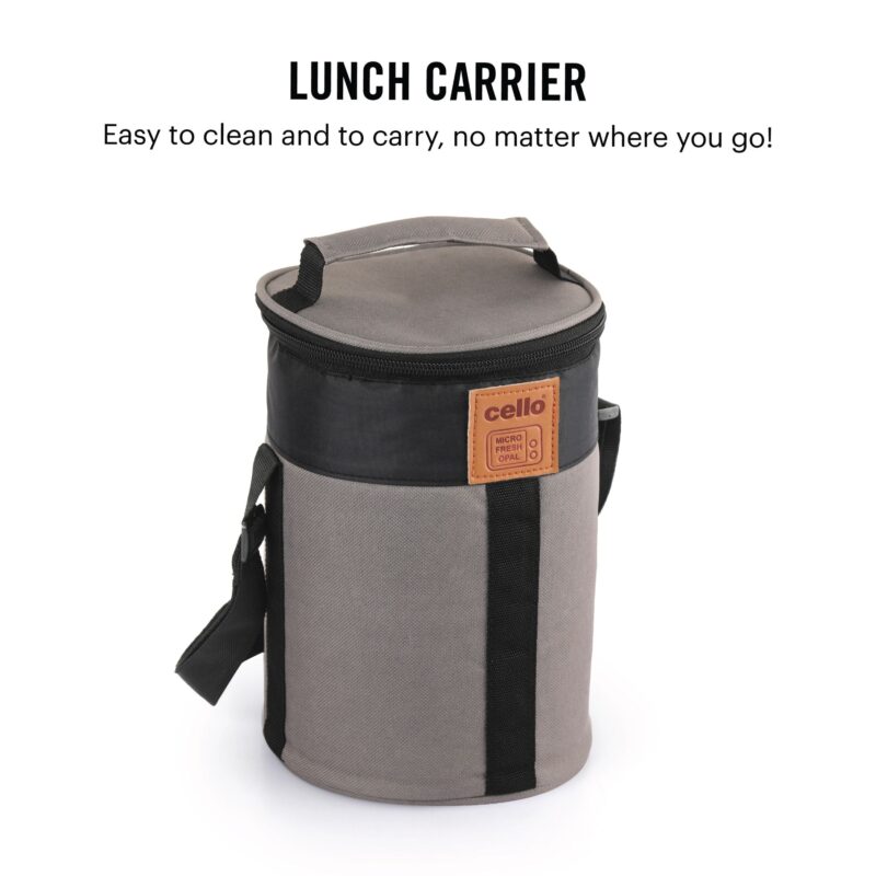 Bubble Drop Opalware Lunch Box with Jacket - Image 6