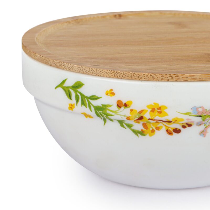 Royale Series Mixing bowls with bamboo lid Gift Set, 3 Pieces - Image 35